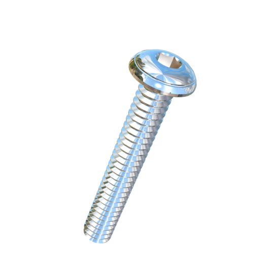 Titanium #10-24 X 1-1/4 UNC Button Head Socket Drive Allied Titanium Machine Screw