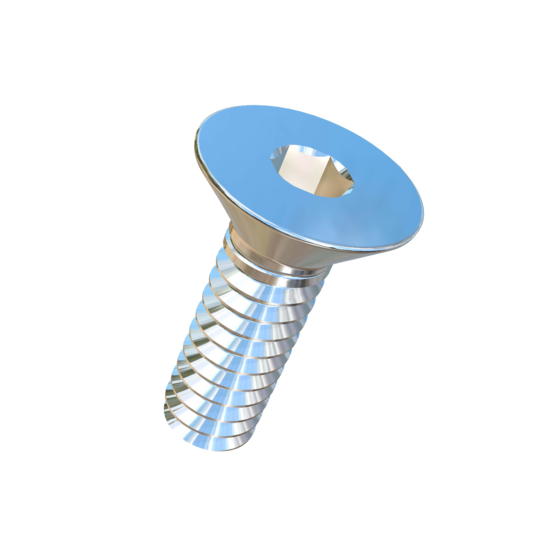 Titanium #10-24 X 5/8 UNC Flat Head Socket Drive Allied Titanium Machine Screw with 3A Threads