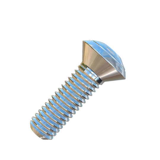 Titanium #10-32 X 5/8 UNF Oval Head Socket Drive Allied Titanium Machine Screw with 3A Threads