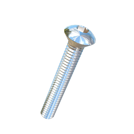 Titanium #12-24 X 1-1/2 UNC Oval Head Socket Drive Allied Titanium Machine Screw