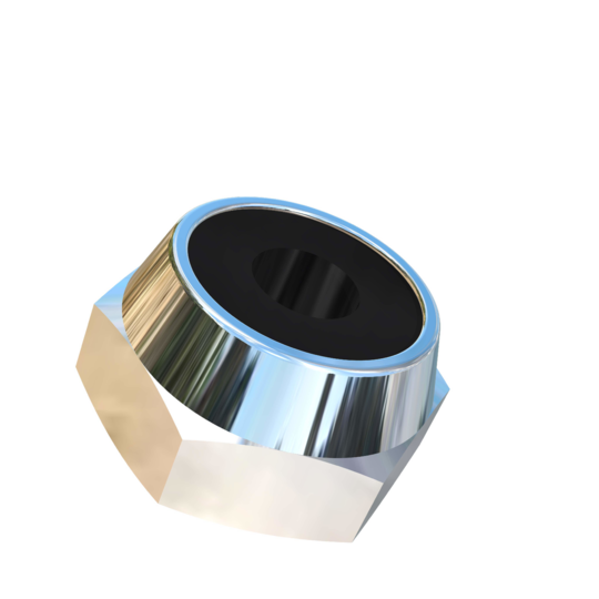 Titanium #4-40 UNC Allied Titanium Hex Nylock Nut