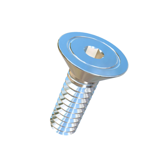 Titanium #4-40 X 3/8 UNC Flat Head Socket Drive Allied Titanium Machine Screw with 3A Threads