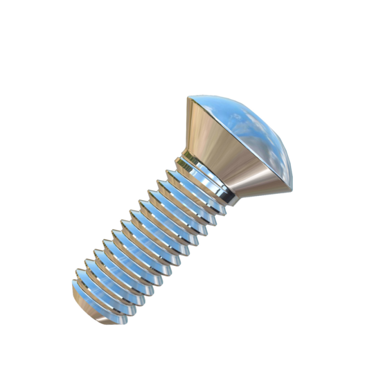 Titanium #5-44 X 3/8 UNF Oval Head Socket Drive Allied Titanium Machine Screw with 3A Threads