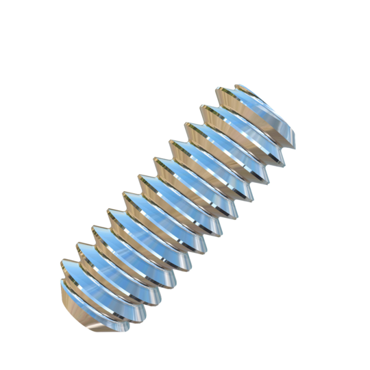 Titanium #6-32 X 3/8 inch UNC Allied Titanium Set Screw, Socket Drive with Flat Point and 3A Threads