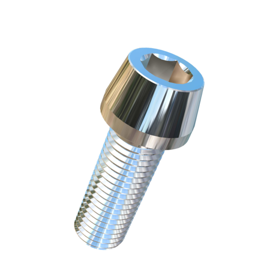 Titanium 1-8 X 2-3/4 UNC Allied Titanium Taper Head Socket Drive Cap Screw