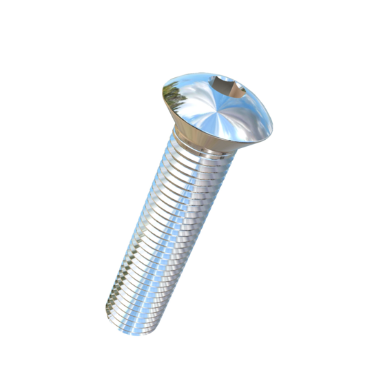 Titanium 1-8 X 4-1/2 UNC Oval Head, Socket Drive,  Allied Titanium Machine Screw