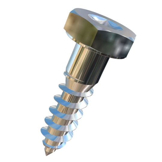 Titanium 1/4 X 1 Dimpled Hex Head Allied Titanium Lag Screw