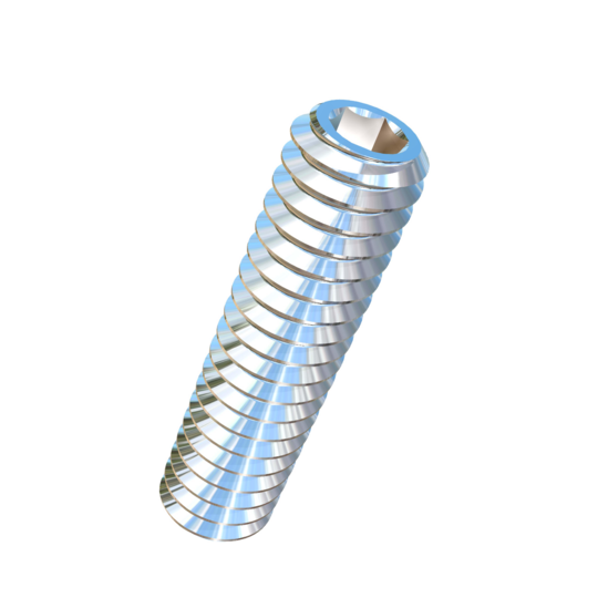 Titanium 1/4-20 X 1 inch UNC Allied Titanium Set Screw, Socket Drive with 90 degree Cut Point