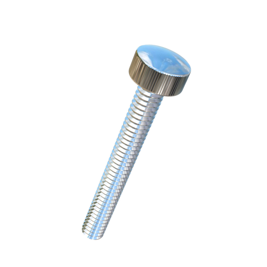 Titanium 1/4-20 X 2 UNC Knurled Allied Titanium Thumb Screw