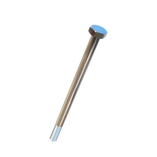 Titanium 1/4-28 X 4-1/4 UNF Allied Titanium Hex Head Bolt (No Dimple)