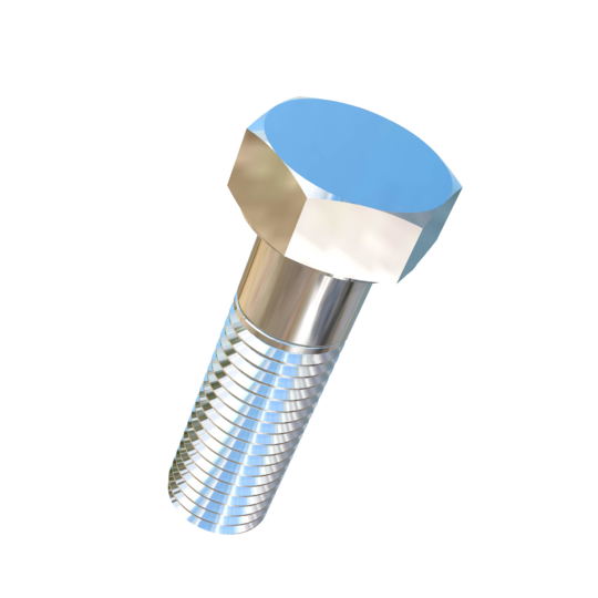 Titanium 3/4-10 X 2-1/2 UNC Allied Titanium Hex Head Bolt (No Dimple)