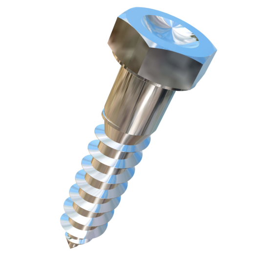 Titanium 3/8 X 1-3/4 Dimpled Hex Head Allied Titanium Lag Screw