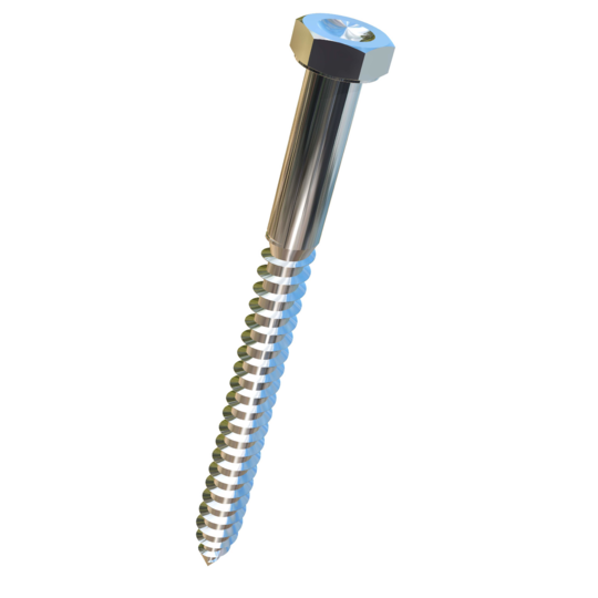 Titanium 3/8 X 4-1/2 Dimpled Hex Head Allied Titanium Lag Screw