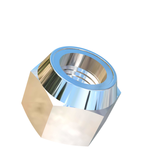 Titanium 3/8-24 UNF Allied Titanium Hex Nylock Nut