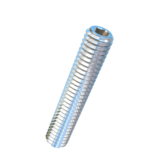 Titanium 5/16-18 X 1-3/4 inch UNC Allied Titanium Set Screw, Socket Drive with Cup Point