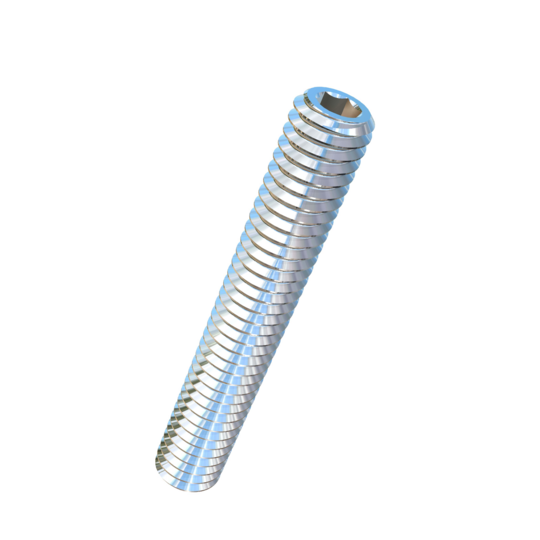 Titanium 5/16-18 X 2 inch UNC Allied Titanium Set Screw, Socket Drive with Flat Point