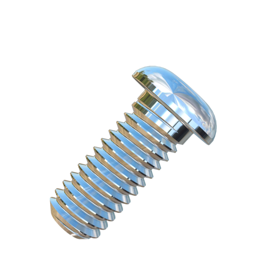 Titanium 5/16-18 X 3/4 UNC Button Head Socket Drive Allied Titanium Machine Screw with 1/2 inch diameter head that is 0.140 inches high