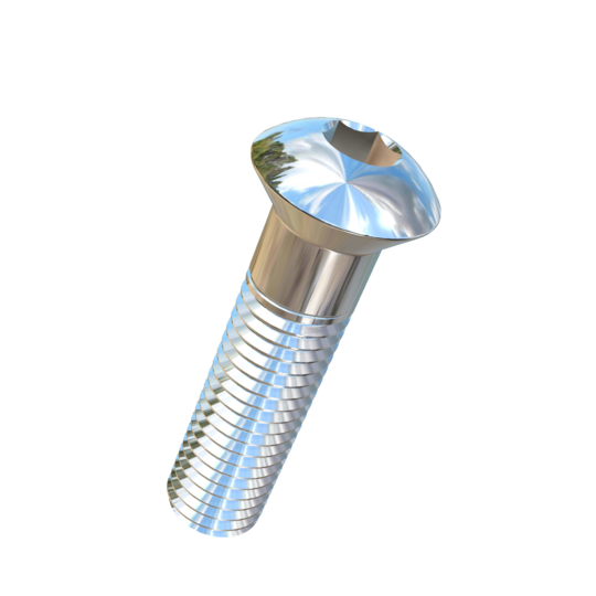 Titanium 5/8-11 X 2-1/2 UNC Oval Head, Socket Drive,  Allied Titanium Cap Screw