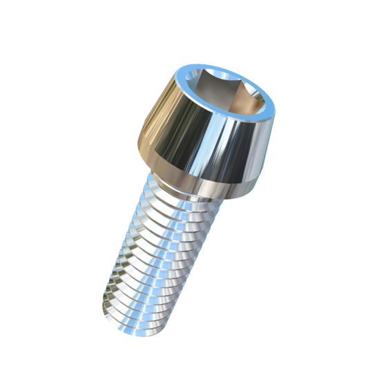 Titanium 7/16-14 X 1-1/4 UNC Allied Titanium Taper Head Socket Drive Machine Screw