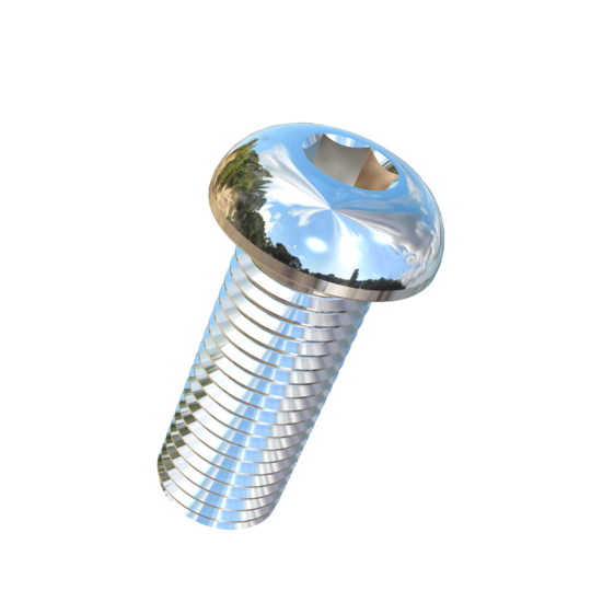 Titanium 7/8-9 X 2-1/4 UNC Button Head Socket Drive Allied Titanium Machine Screw