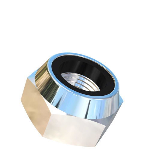 Titanium M11-1 Pitch Allied Titanium Hex Lock Nut, Low Profile