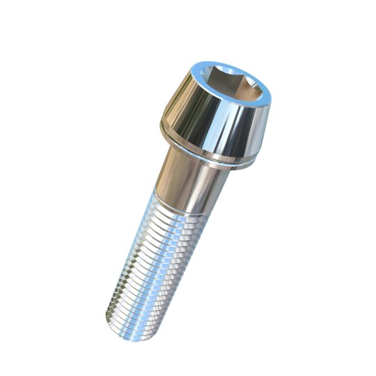 Titanium M12-1.5 Pitch X 50mm Allied Titanium Taper Head Socket Drive Cap Screw