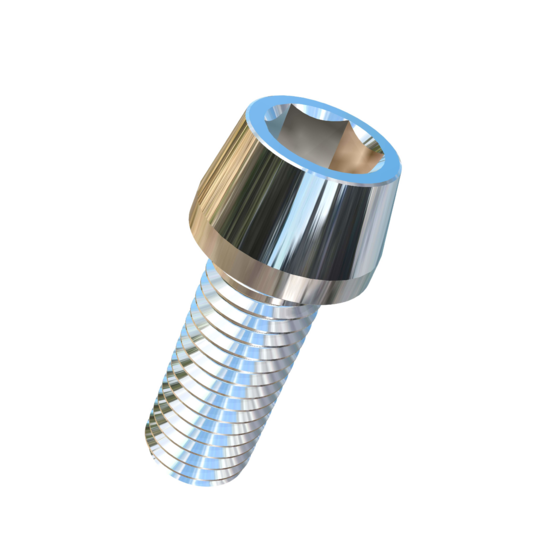 Titanium M12-1.75 Pitch X 30mm Allied Titanium Taper Head Socket Drive Machine Screw