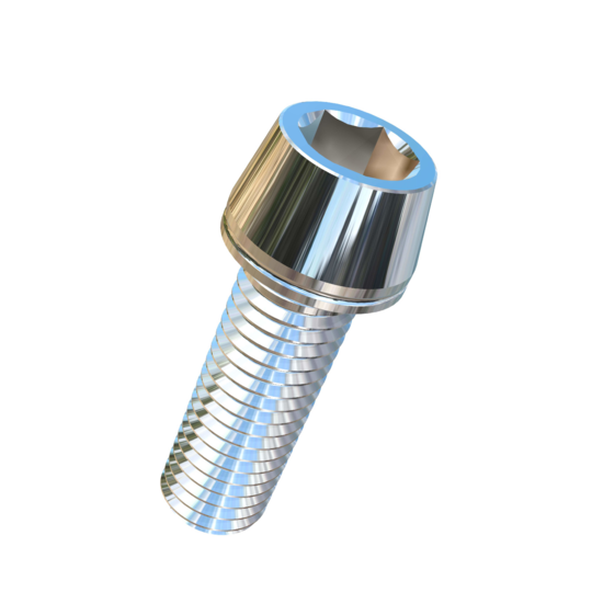 Titanium M12-1.75 Pitch X 35mm Allied Titanium Taper Head Socket Drive Machine Screw