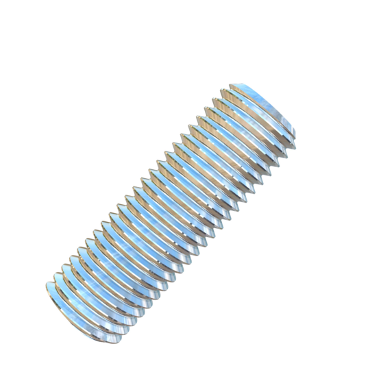 Titanium M16-2 Pitch X 1000mm Allied Titanium Threaded Rod, Rolled, Grade 2 (CP) Titanium with Unpolished Finish