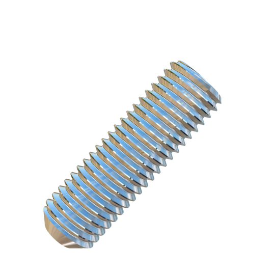 Titanium M2.5-0.35 Pitch X 8mm Allied Titanium Set Screw, Socket Drive with Cup Point