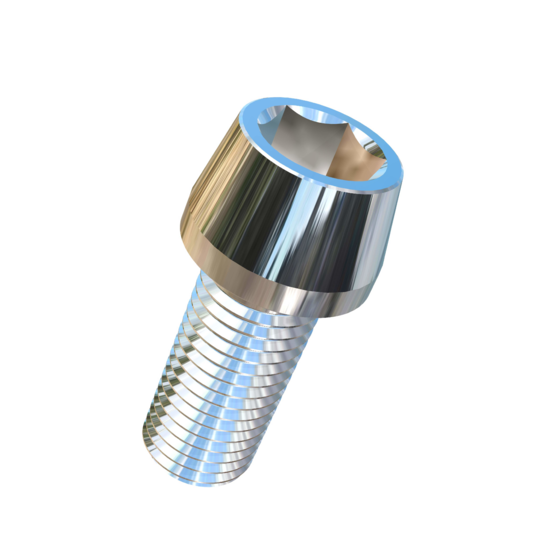 Titanium M20-2.5 Pitch X 45mm Allied Titanium Taper Head Socket Drive Machine Screw