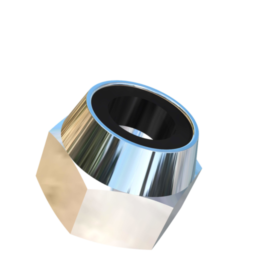 Titanium M6-1 Pitch Allied Titanium Hex Nylock Nut