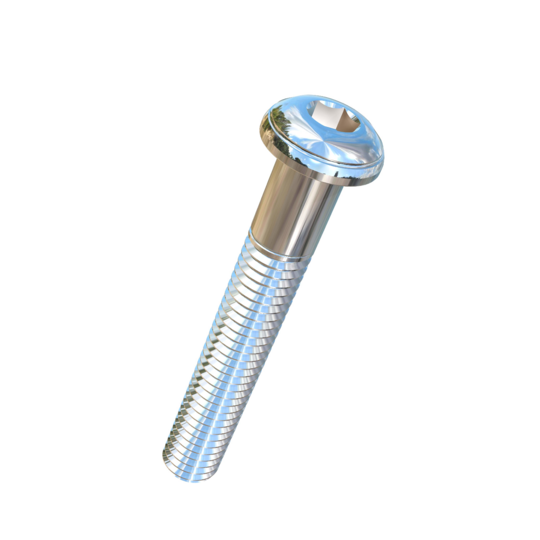 Titanium M6-1 Pitch X 40mm Button Head Socket Drive Allied Titanium Cap Screw