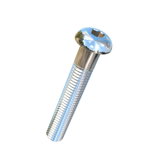 Titanium M8-1.25 Pitch X 50mm Button Head Socket Drive Allied Titanium Cap Screw