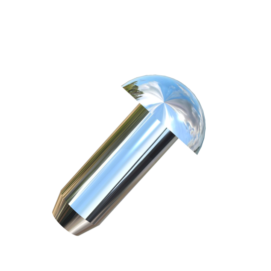 Titanium 3/32 x 1/4 Button Head Solid Titanium Rivet with Full Certs (MTR/CoC)